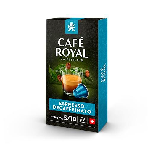 Café Royal Espresso Decaffeinato - Cápsulas para cafetera Nespresso (100 unidades