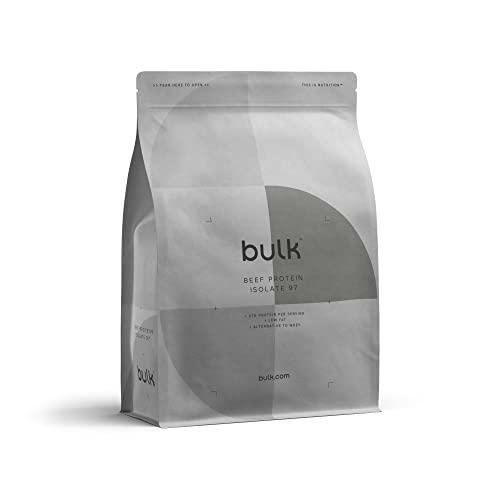 Bulk Beef Protein Isolate 97, batido proteico, sin sabor, 2,5 kg