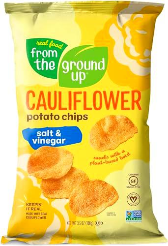 Cauliflower Potato Chips Salt &amp; Vinegar12 x 3.5oz