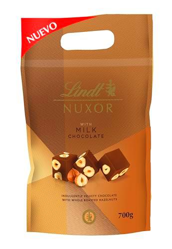 Lindt Nuxor Bolsa de Bombones chocolate con leche con avellanas