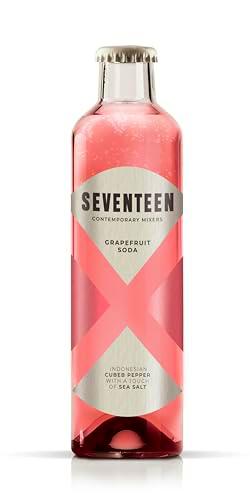 SEVENTEEN - Soda de Pomelo 24 Botellas x 200 ml, con Zumo de Pomelo Natural