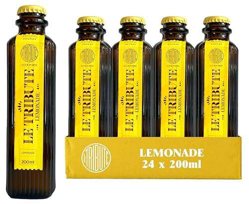 LE TRIBUTE - Refresco Lemonade Pack 24 x 200 ml, con Ingredientes Naturales