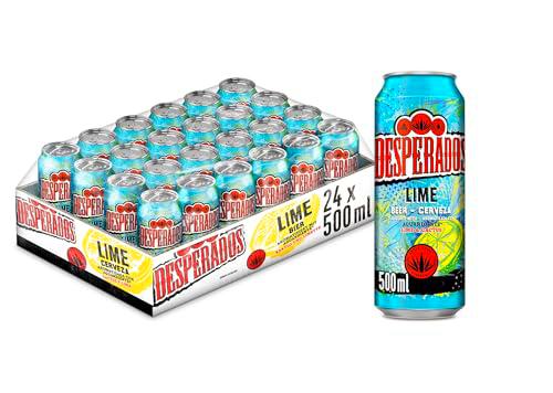 Desperados cerveza tequila lima pack lata, 24 x 50cl