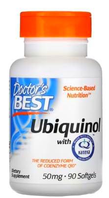 Doctor's Best Ubiquinol con Kaneka QH, 50mg - 90 cápsulas blandas