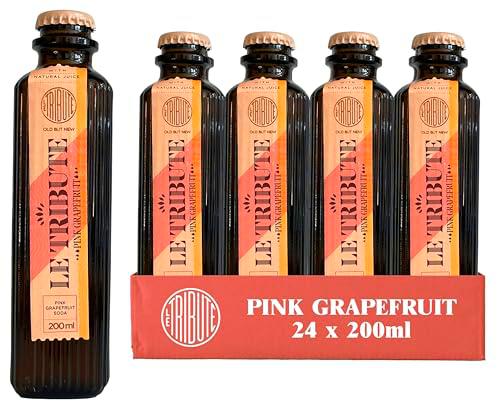 LE TRIBUTE - Refresco Pink Grapefruit Pack 24 x 200 ml