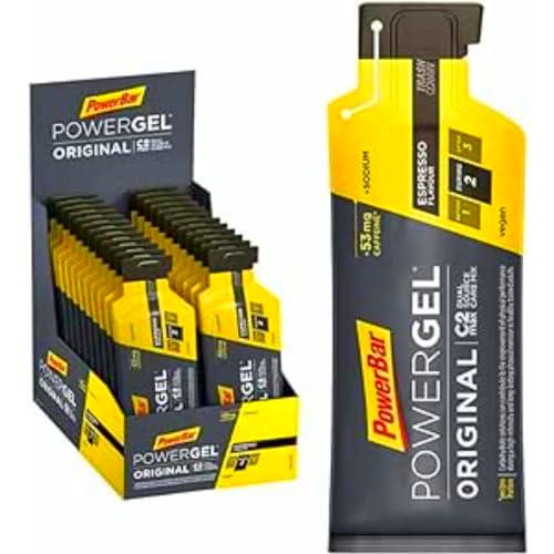 Powerbar PowerGel Original Espresso 24x41g - High Carb Energy Gel + C2MAX Magnesio e Sodio