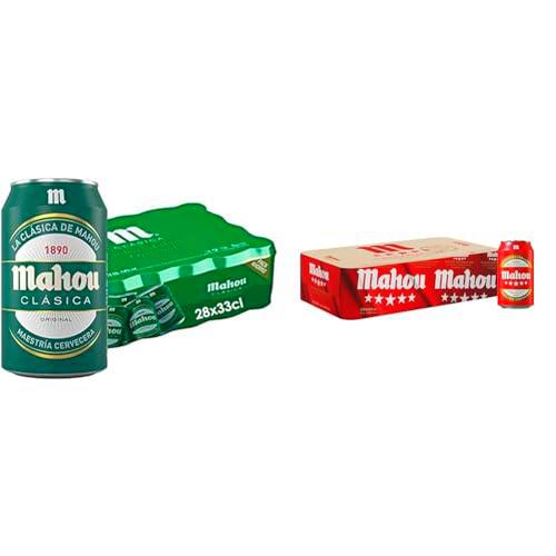 Mahou Clásica Cerveza Dorada Lager, 4.8% Vol. Alcohol