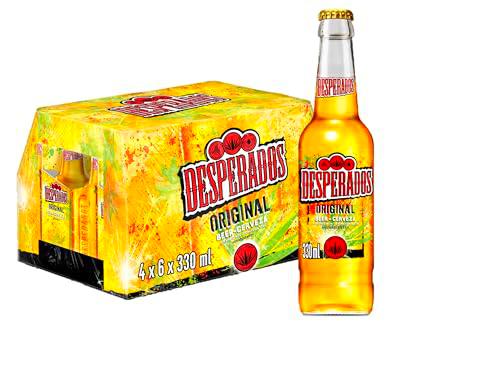 Desperados Cerveza - Caja de 24 Botellas x 330 ml - Total: 7.92 L