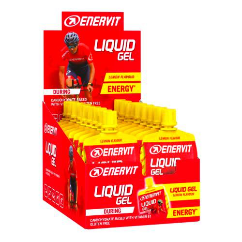 Enervit, Liquid Gel Limón, Ideal para Deportes de Resistencia