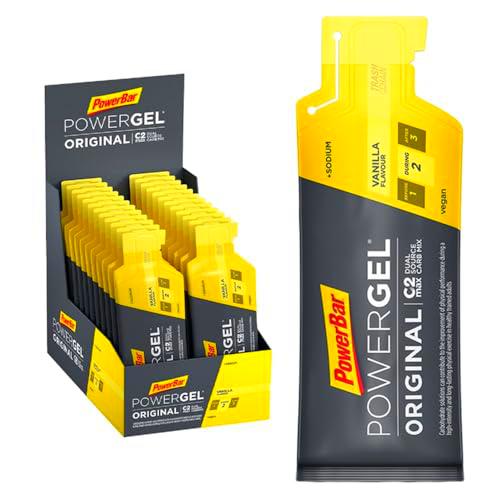 Powerbar PowerGel Original Vanilla 24x41g - High Carb Energy Gel + Magnesio e Sodio + Sin cafeína