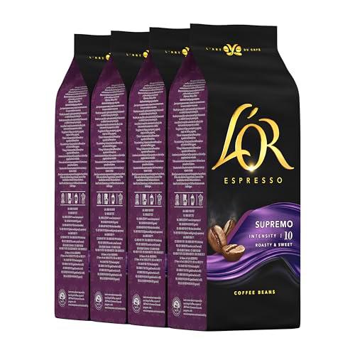 L'OR Espresso Café Grano Supremo | Intensidad 10 | 4x500 gr