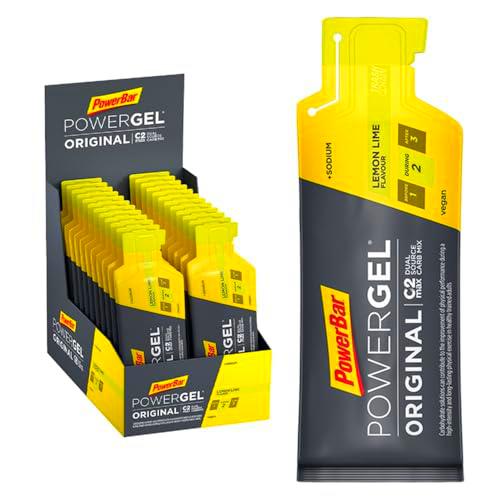 Powerbar PowerGel Original Lemon Lime 24x41g - High Carb Energy Gel + Magnesio e Sodio + Sin cafeína