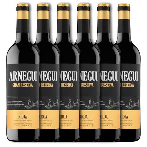 Arnegui Tinto Gran Reserva - 6 botellas x 750ml - Total:4500ml