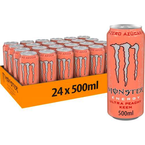 Monster Energy Ultra Peachy Keen, Bebida Energética Sin Azúcar