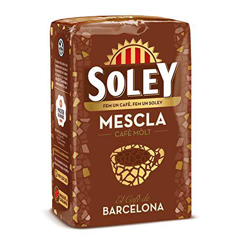 Café Soley molido Mezcla, 250 gramos - [Pack de 12]