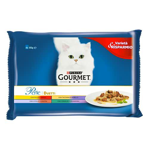 Purina Gourmet Perle Humidas Gato Duetti con Carnes Delicadas con Carne y Pollo