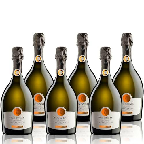 CASA CANEVEL &quot;EXTRA DRY&quot; | Prosecco DOC | 6x750 ml| Paquete 6 botellas