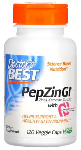 Doctor's Best - PepZin GI | Fórmula avanzada para la salud gastrointestinal