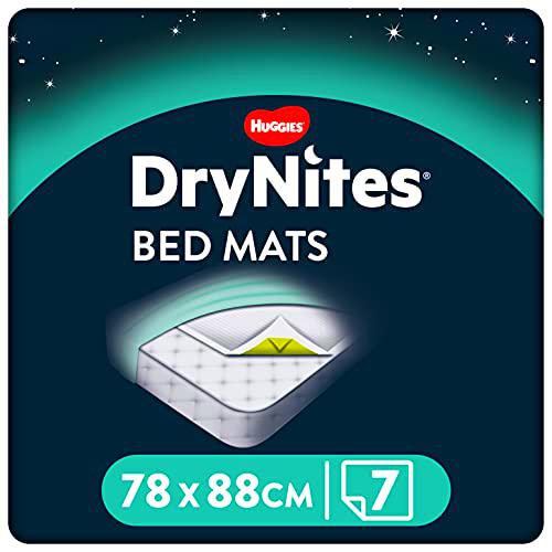 Huggies DryNites Protector de cama, 4 paquetes x 7 protectores (28 protectores)