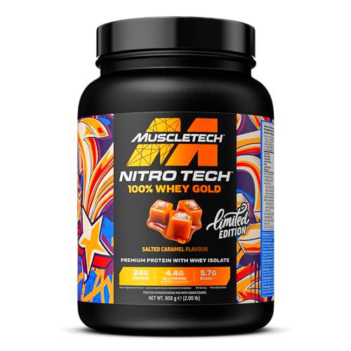 MuscleTech NitroTech 100% Whey Gold, Proteína en Polvo