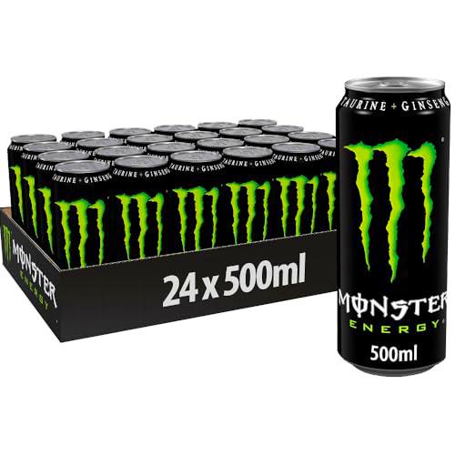 Monster Energy Green, Bebida Energética, Pack 24 latas de 500 ml