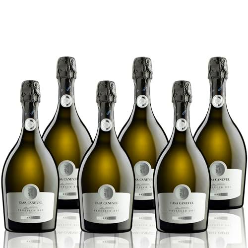 CASA CANEVEL &quot;BRUT&quot; | Prosecco DOC | 6x750 ml l | Paquete 6 botellas