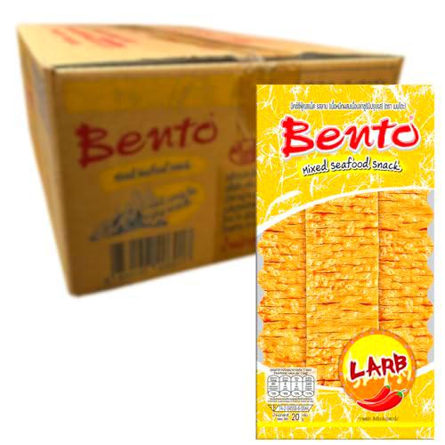 BENTO - Snack de Calamar Larb - 36 X 20 GR - Multipack