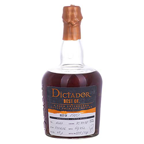 Dictador Dictador BEST OF 1980 Colombian Rum 030616/PC4458 Limited Release 45% Vol. 0,7l