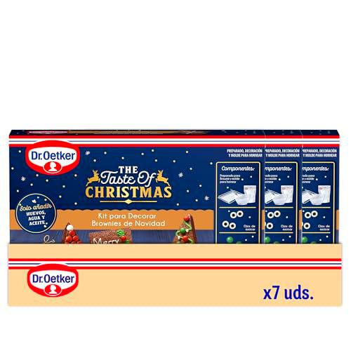 DR. OETKER - Kit Brownies Navidad Pack 7 Uds x 513 g