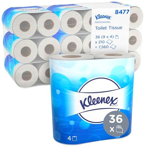 Kleenex higiénico de tamaño estándar 8477 - Higiénico de 2 capas