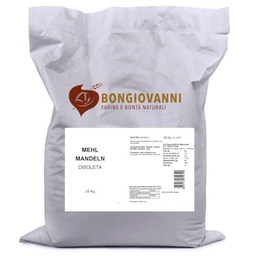 Bongiovanni Farine e Bonta' Naturali Harina de Almendras Desengrasada 25Kg 25000 g