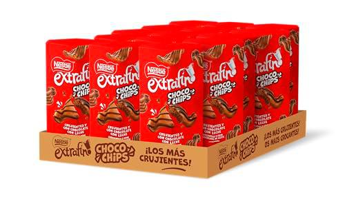 NESTLÉ EXTRAFINO Choco Chips, Chips de cereales recubierto de chocolate 15x115g