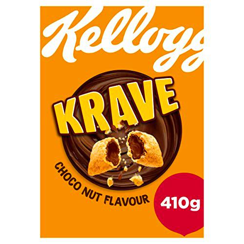 Kellogg's Krave Choco Nut 410g (Paquete de 10)