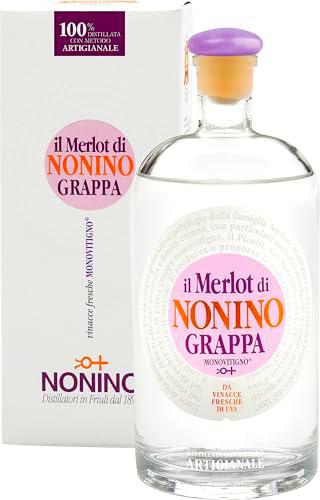 Nonino Grappa Monovitigno il Merlot 41% Vol. 0,7l in Giftbox