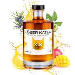 BÖSER KATER Handcrafted Fruity Mango Gin 40% Vol. 0,5l