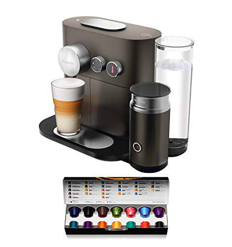 Nespresso De'Longhi Expert Milk EN355.GAE - Cafetera monodosis de cápsulas Nespresso + aeroccino