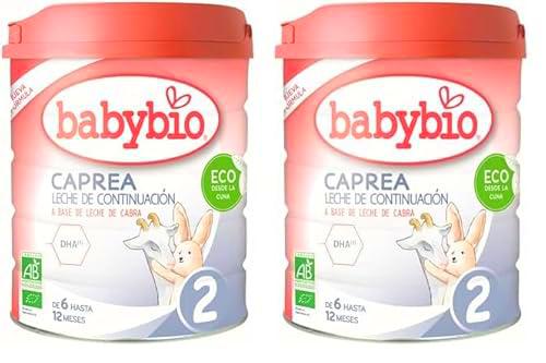 BabyBio Leche Caprea 2 Bio 800 G 800 g (Paquete de 2)