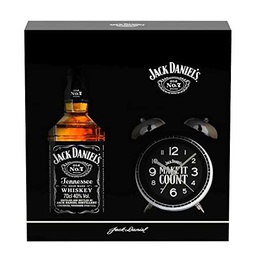 Jack Daniel's Tennessee Whiskey 40% Vol. 0,7l in Giftbox with Wecker