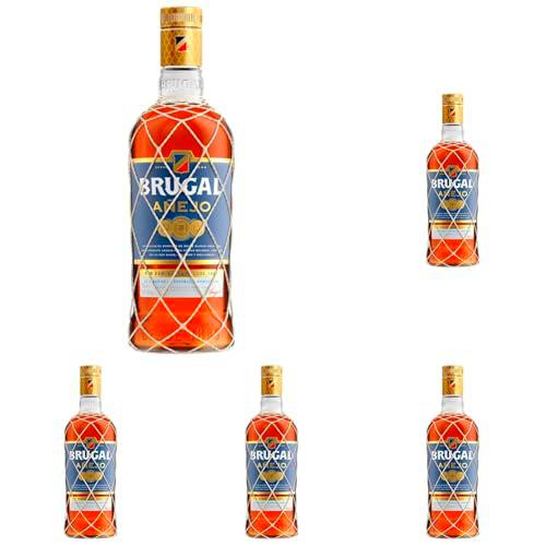 Brugal Añejo Ron Dominicano, 700ml (Paquete de 5)