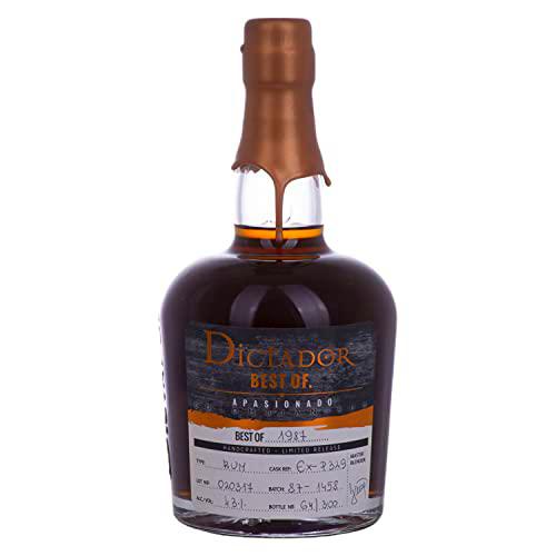 Dictador Dictador Best Of 1987 Apasionado Colombian Rum 30Yo/020317/Ex-P329 43% Vol. 0.7L