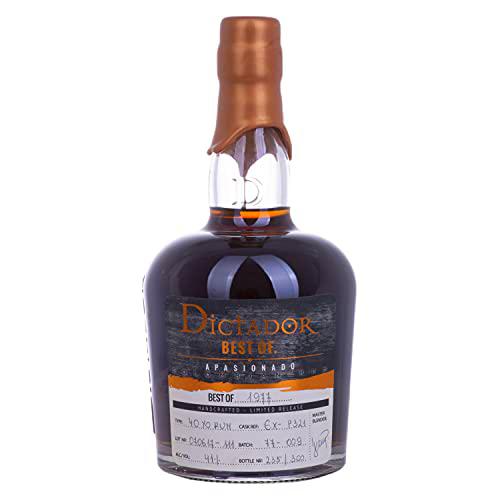 Dictador Dictador BEST OF 1977 APASIONADO Colombian Rum 40YO/070617-111/EX-P321 41% Vol. 0,7l