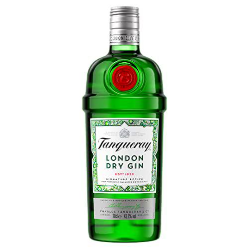 Tanqueray London Dry, Ginebra, 700 ml (Paquete de 6)