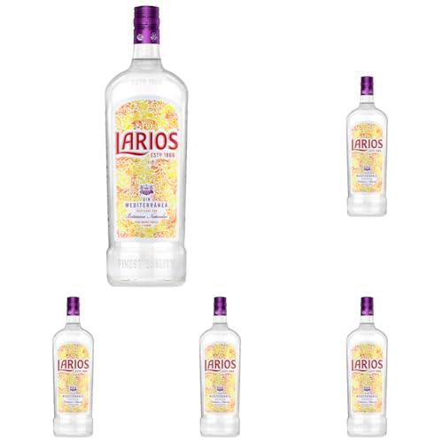 Larios Ginebra Mediterranea 37.5%, 1.5L (Paquete de 5)