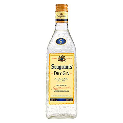 Seagram's Dry Ginebra Premium, 700 ml (Paquete de 6)