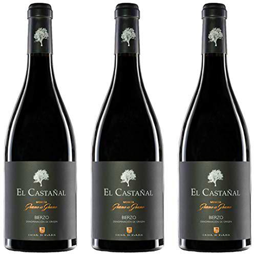 El Castañal Vino Tinto - 3 botellas x 750ml - total: 2250 ml