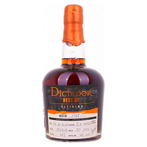 Dictador Dictador BEST OF 1975 ALTISIMO Colombian Rum Limited Release 45% Vol. 0,7l