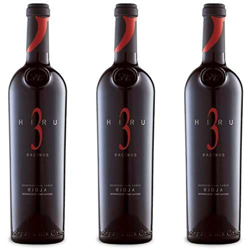 Hiru 3 Racimos Vino Tinto - 3 botellas x 750ml - total: 2250 ml