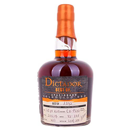 Dictador Dictador BEST OF 1973 APASIONADO Colombian Rum Limited Release 42% Vol. 0,7l