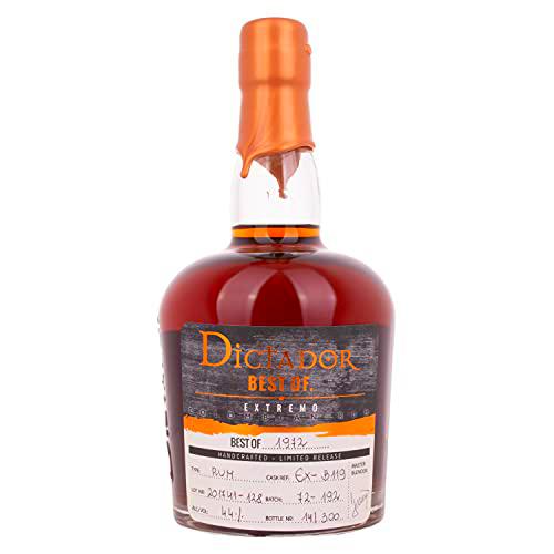 Dictador BEST OF 1972 EXTREMO Colombian Rum Limited Release 44%