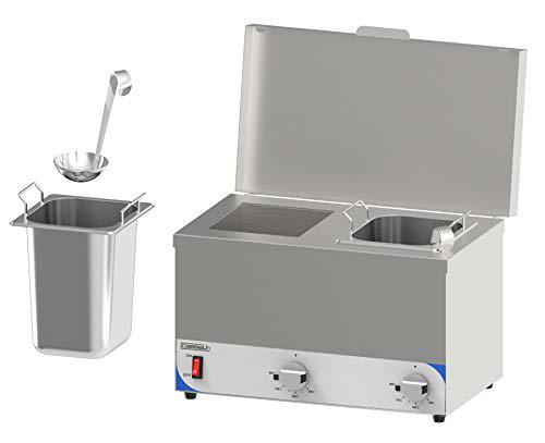 CASSELIN CBMSC2H-Bain Marie de salsa compacta 2 cubetas